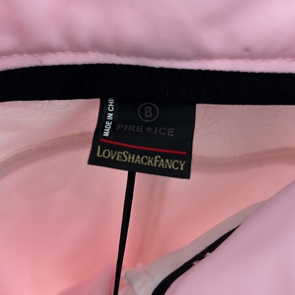 NWT Loveshackfancy x Bogner fire and ice Ireen ski pant in blush. - Picture 8 of 16